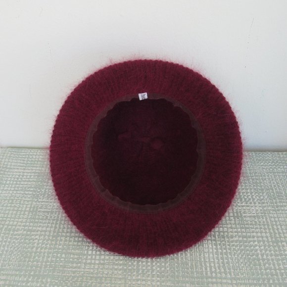 VTG Hudson's Hat Women’s Angora Wool Hat, Very Warm Sz S/M 21.5" Circumference - Picture 6 of 10